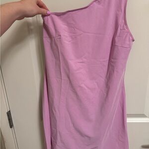 Abercrombie & Fitch Lilac One-Shoulder Exercise Dress